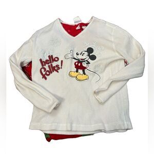 Disney Store Mickey Mouse Hello Folks Pajama Set